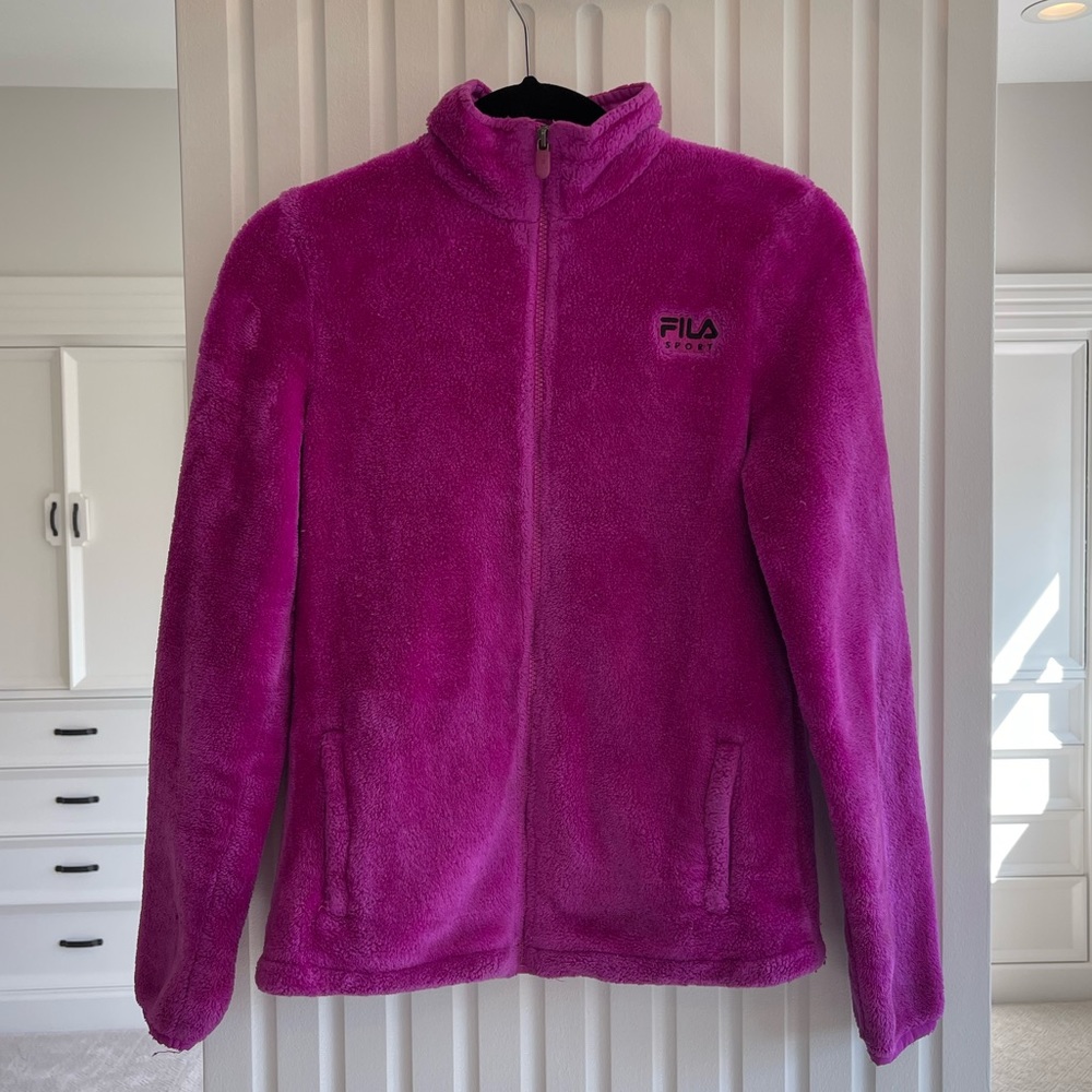 Fila Fuchsia Fleece Jacket
